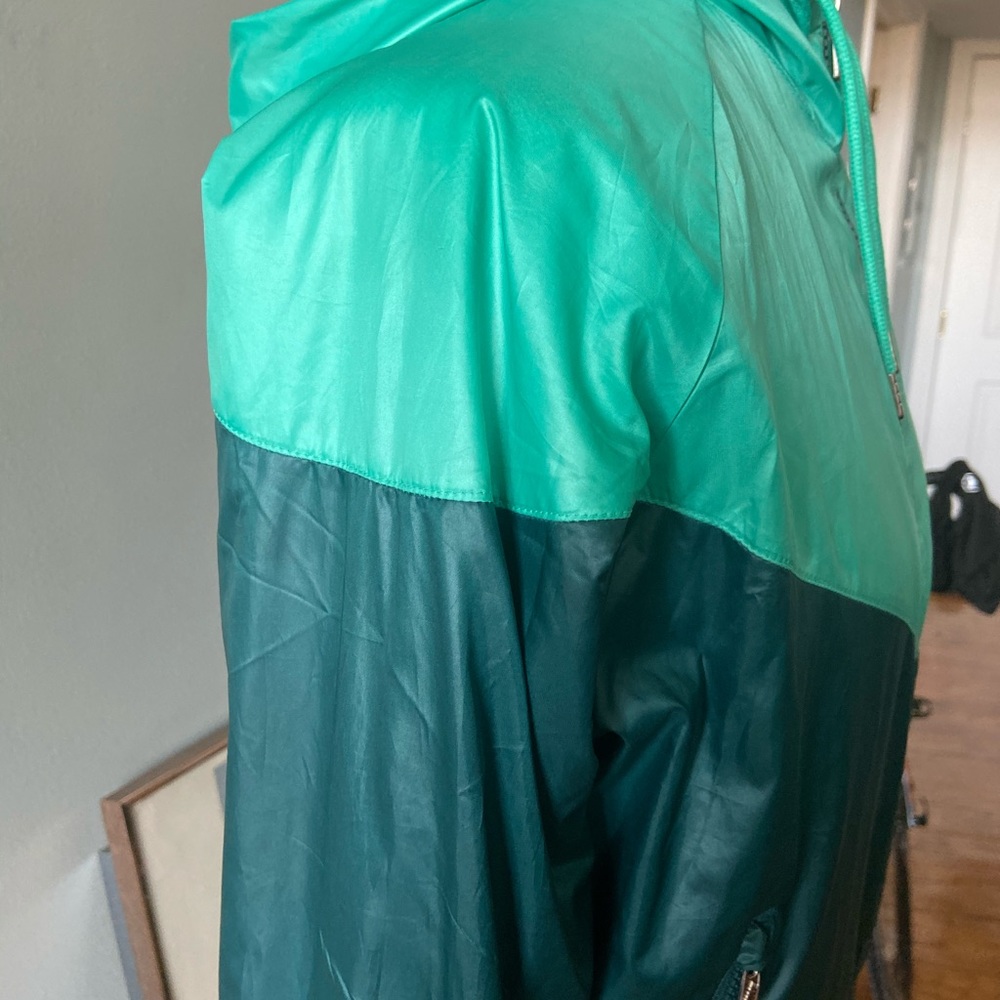 Teal Nike Chevron Windbreaker - Picture 3 of 8